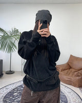 バレリベットヘンリーネックフーディー