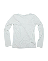 (Copy of) V-Neck Long-Sleeve Top (WHITE) WOMENS