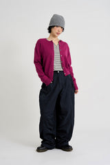 Ciel round button-up cardigan