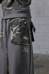 PHITES SET-UP CAMO POINT LONG SKIRT