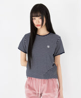 COMFORT STRIPE HALF T-SHIRT [3color]