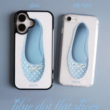 [jellyhard] blue dot shoes case 