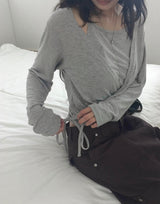 キル レイヤード ラップ カーディガン