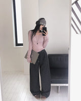 メローデザインロングスリーブカットソー (or Long-Sleeve Top)