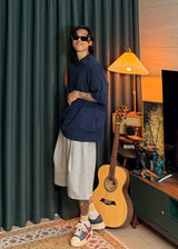 Comfy Cargo Pocket Short-Sleeve T 3COLOR