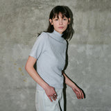 Wrinkle Pola Tee Grey