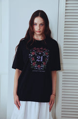 26SS★21 Rose Short Sleeve Tee
