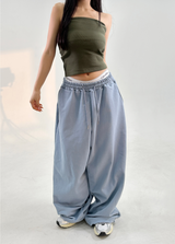 BALLOON FIT TRAINING PANTS🖤🩶🤍💛🩵 - 6 COLORS