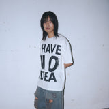 Untitled No Idea Pigment Wash Short Sleeve Off White