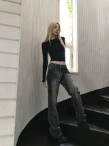 ヴィンテージ セミフレア デニム