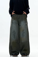 Paint Splatter Logger Cargo Pants