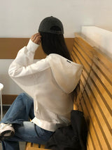 [BELLIDE MADE] Noah, loose fit two-way zip-up hoodie