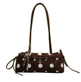 Polka Dot Heart Long Shoulder Bag