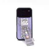 SUN CASE BUTTON BELT PURPLE