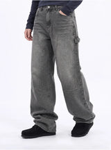 BTB : CURVE PANEL JEANS [DEEP GRAY CORE]