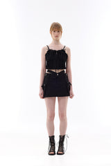 GAGA RIBBON BUSTIER / BLACK
