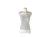 Dough Dot Frill Button Sleeveless