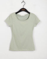 Mue ベーシックライン半袖Tシャツ