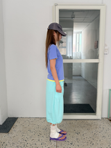 luv shirring bermuda pants 