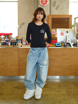 95 BASIC L/S LIGHT BLACK