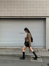 Clang ウール ストライプ カーディガン