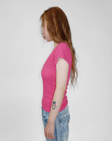 SOFT RIB V-NECK TEE