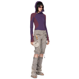 WMNS BEUTER® GREY WASH LEG WARMER / WMNS BEUTER® グレーウォッシュ レッグウォーマー