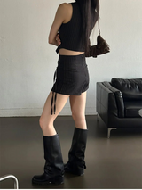 stripe strap pants