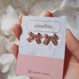 デリケートボウピアス - Rosegold