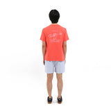 セーフティーロゴTシャツ (CORAL)