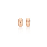 26SS★ Champagne Full Moon Silver Grip One-Touch Earrings S