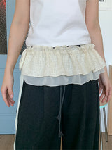 TWINKLE LAYERED BELT SKIRT (2C)