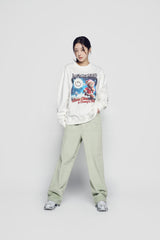 24FW RUNNING SANTA BEAR SWEARSHIRT CREAM