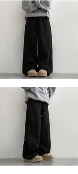Issu napping hem string wide pants