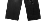 Formyu Damage Denim Washing Wide Pants
