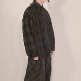 double check deconstructed shirt_black