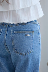 WILD FRINGE DENIM PANTS