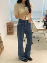 [MADE] Pharrell Punching Long Bootcut Denim