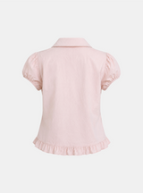 Auri Shirred Collar Blouse
