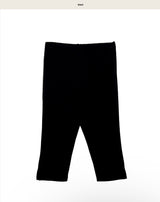 [ leggings ] kylie matte tension slit 3/4 pt