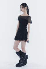メリーシフォンドレス black
