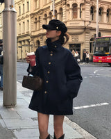 [BELLIDE MADE] シングルハーフトレンチコート