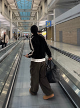 LOG CORDUROY CARGO PANTS