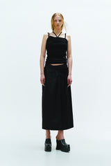 WRAP MAXI SKIRT