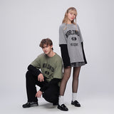 25P ワールドワイドロゴレイヤード長袖Tシャツ 25B41322 MG/KH
