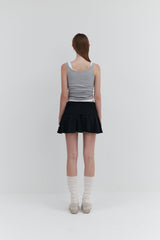 【MADE】 OONE ベーシックスリーブレストップ_グレー