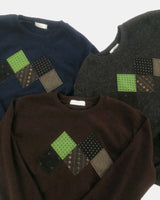 チョアヴィンテージアーガイルパッチTシャツ