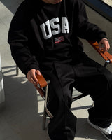 NOCELCOZY Multi-track Wide Sweat Pants 2 colors