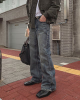 Greburn Washed Bootcut Denim
