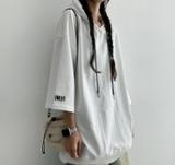 レンズオーバーフーディド半袖Tシャツ (3 colors)